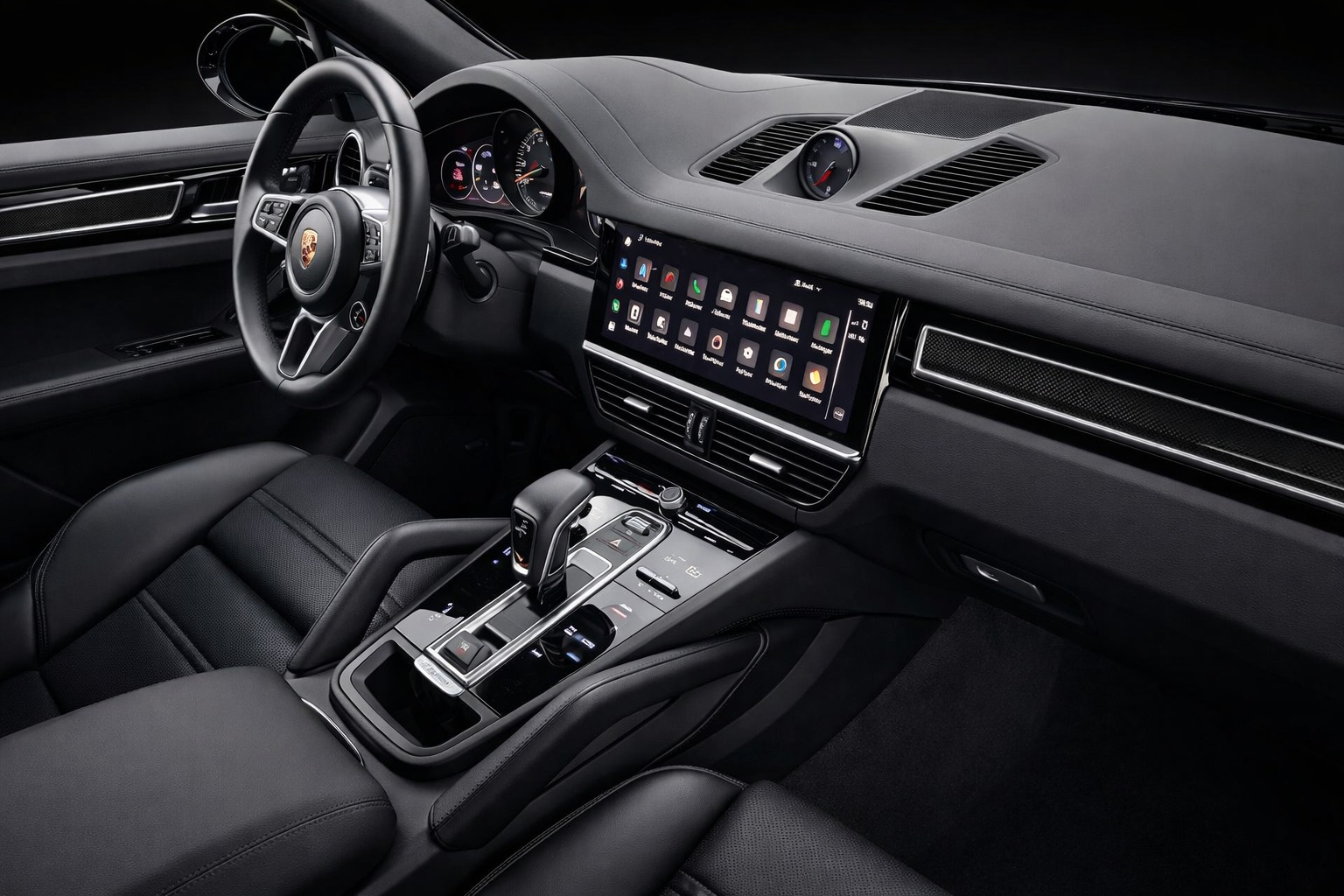 
Porsh Cayenne E-Hybride Coupé Platinium Edition full									